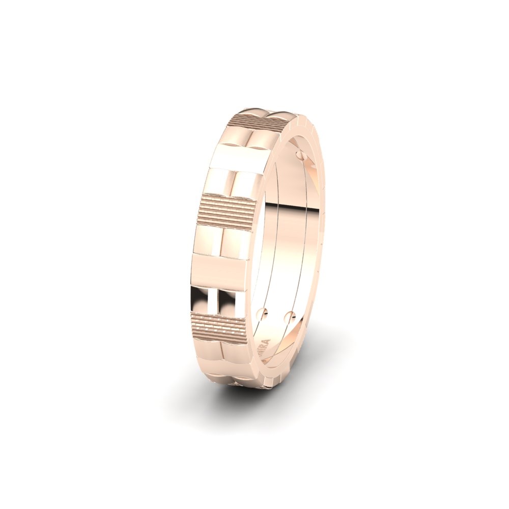 Twinset Herren Ring Spectacular Swirl 5 mm Rotgold 585